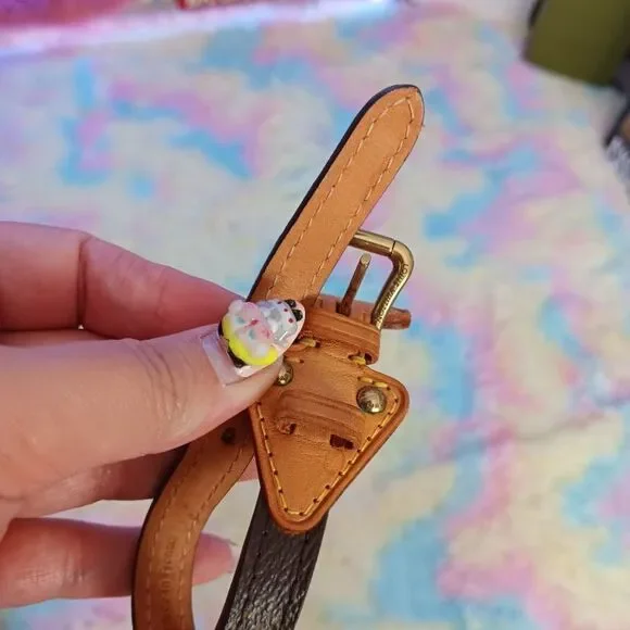 Louis Vuitton Brown Monogram Vachetta Leather Theda Bracelet - Picture 7 of 8